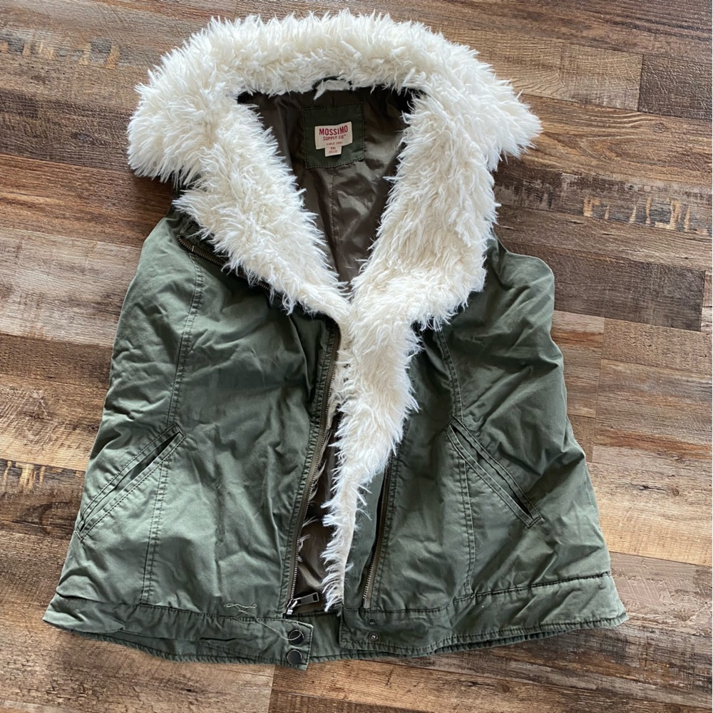 Mossimo Faux-Fur Lined Vest